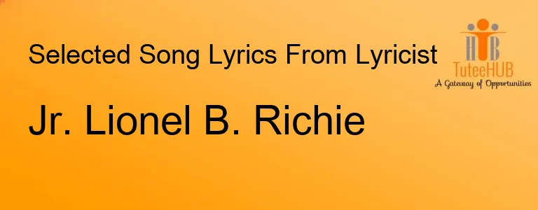 Jr. Lionel B. Richie
