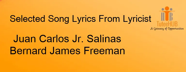 Juan Carlos Jr. Salinas Bernard James Freeman