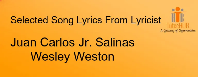 Juan Carlos Jr. Salinas Wesley Weston