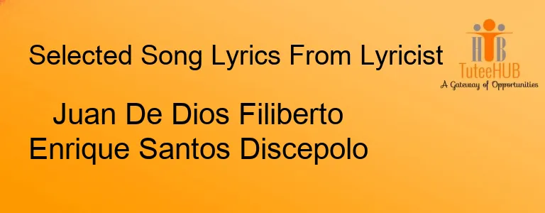 Juan De Dios Filiberto Enrique Santos Discepolo