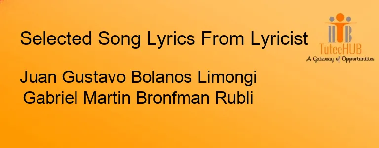 Juan Gustavo Bolanos Limongi Gabriel Martin Bronfman Rubli