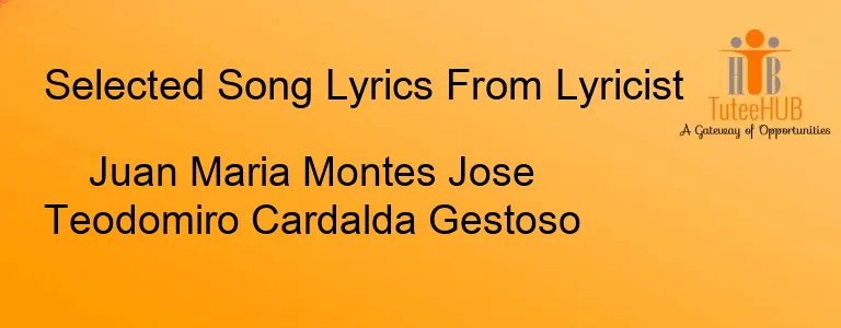 Juan Maria Montes Jose Teodomiro Cardalda Gestoso