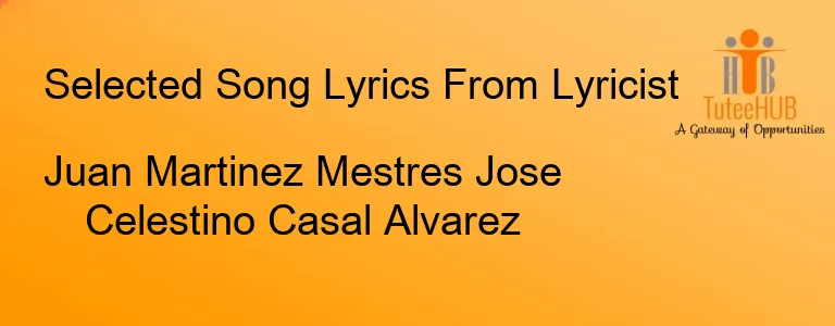 Juan Martinez Mestres Jose Celestino Casal Alvarez