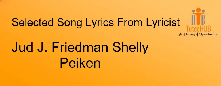 Jud J. Friedman Shelly Peiken