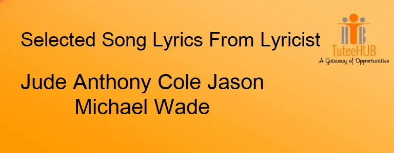 Jude Anthony Cole Jason Michael Wade