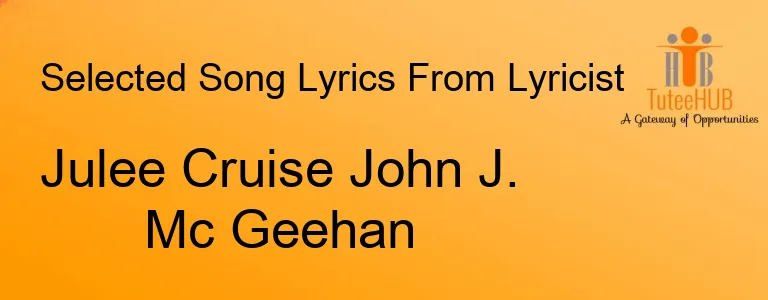 Julee Cruise John J. Mc Geehan