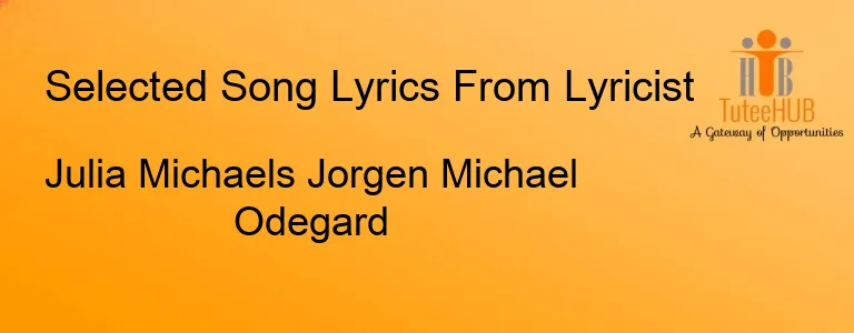 Julia Michaels Jorgen Michael Odegard