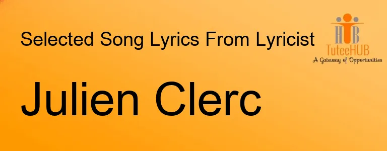 JULIEN CLERC