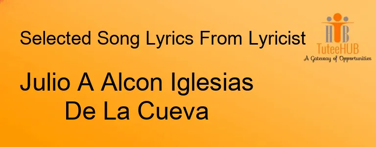 Julio A Alcon Iglesias De La Cueva