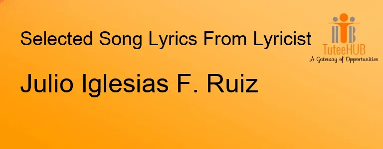 Julio Iglesias F. Ruiz