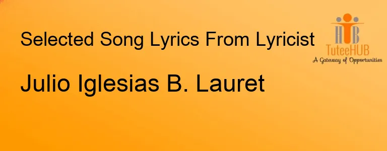 Julio Iglesias B. Lauret