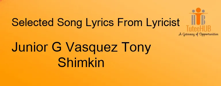 Junior G Vasquez Tony Shimkin