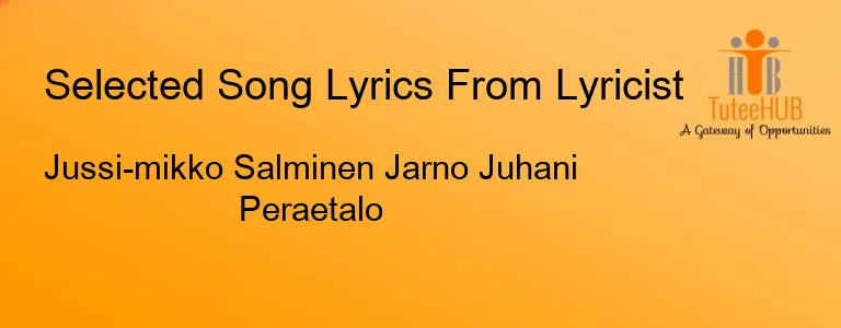 Jussi-mikko Salminen Jarno Juhani Peraetalo