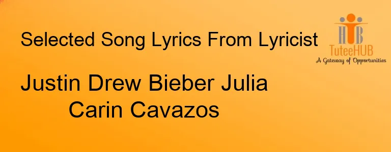Justin Drew Bieber Julia Carin Cavazos