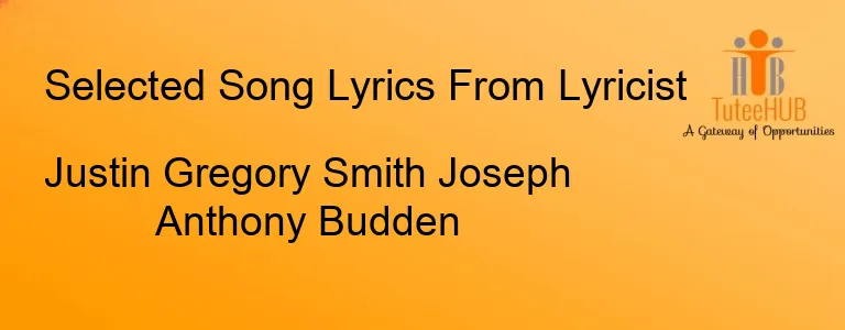 Justin Gregory Smith Joseph Anthony Budden