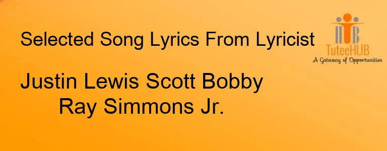 Justin Lewis Scott Bobby Ray Simmons Jr.