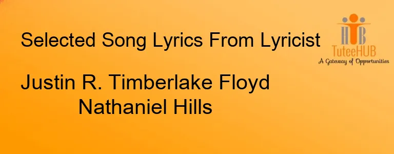 Justin R. Timberlake Floyd Nathaniel Hills