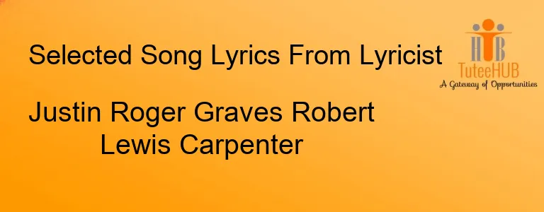 Justin Roger Graves Robert Lewis Carpenter