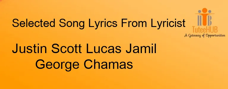 Justin Scott Lucas Jamil George Chamas