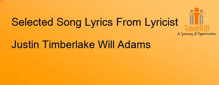 Justin Timberlake Will Adams