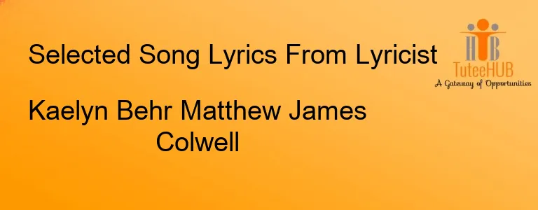 Kaelyn Behr Matthew James Colwell