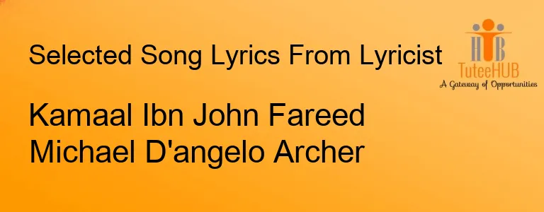 Kamaal Ibn John Fareed Michael D'angelo Archer