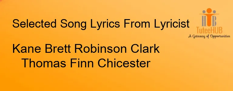 Kane Brett Robinson Clark Thomas Finn Chicester