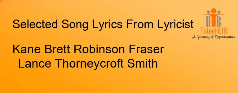 Kane Brett Robinson Fraser Lance Thorneycroft Smith