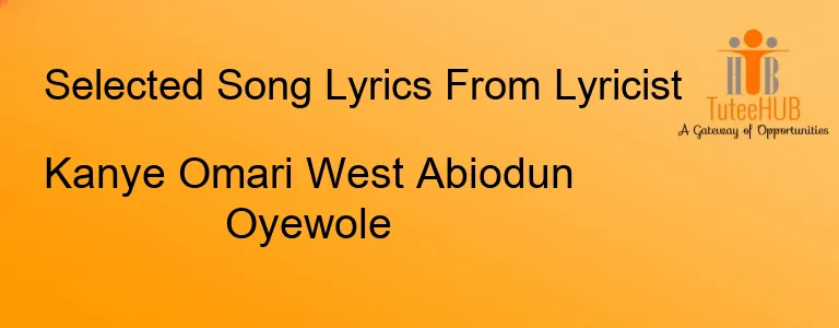 Kanye Omari West Abiodun Oyewole