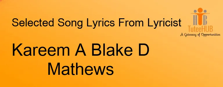 Kareem A Blake D Mathews