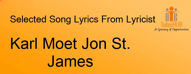 Karl Moet Jon St. James