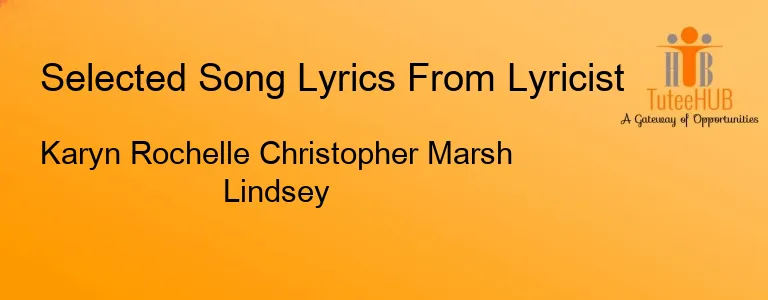 Karyn Rochelle Christopher Marsh Lindsey