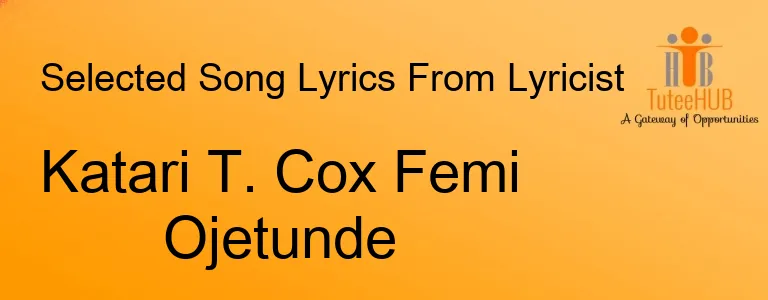Katari T. Cox Femi Ojetunde