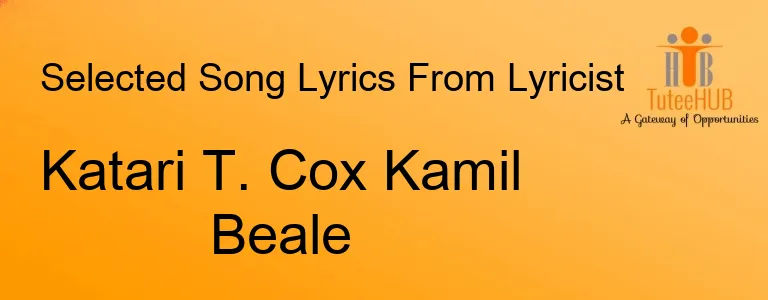 Katari T. Cox Kamil Beale