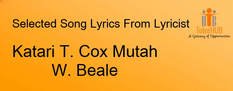 Katari T. Cox Mutah W. Beale