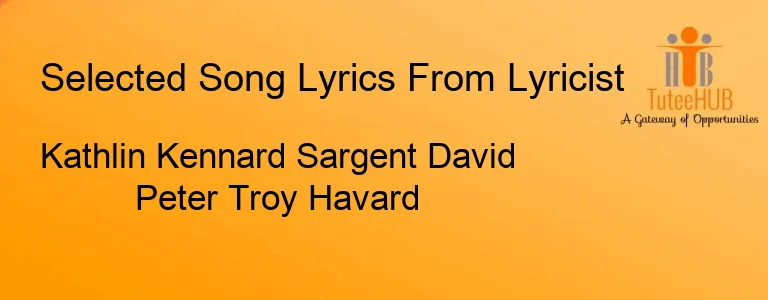 Kathlin Kennard Sargent David Peter Troy Havard