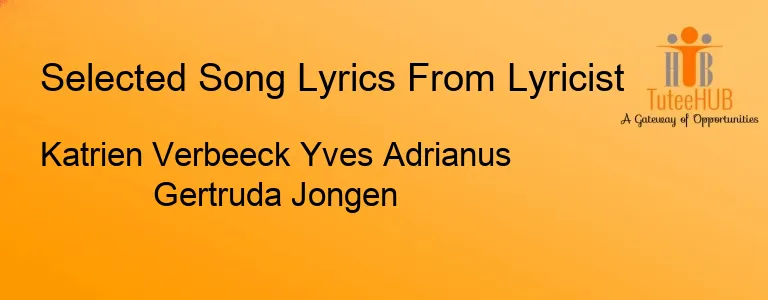 Katrien Verbeeck Yves Adrianus Gertruda Jongen