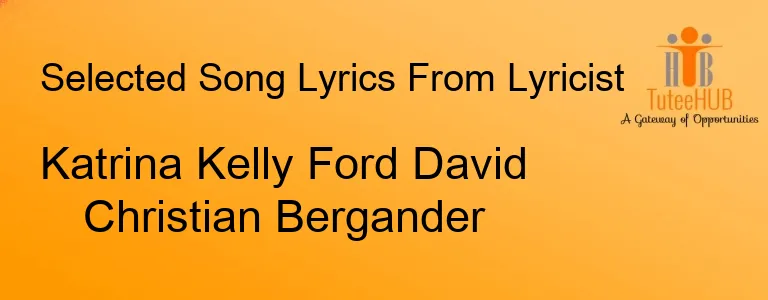 Katrina Kelly Ford David Christian Bergander