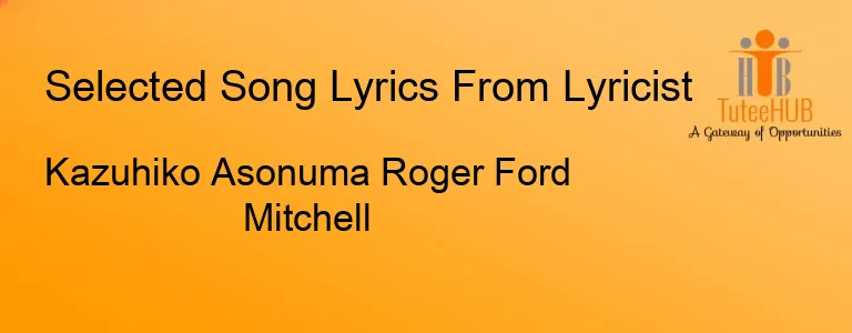 Kazuhiko Asonuma Roger Ford Mitchell