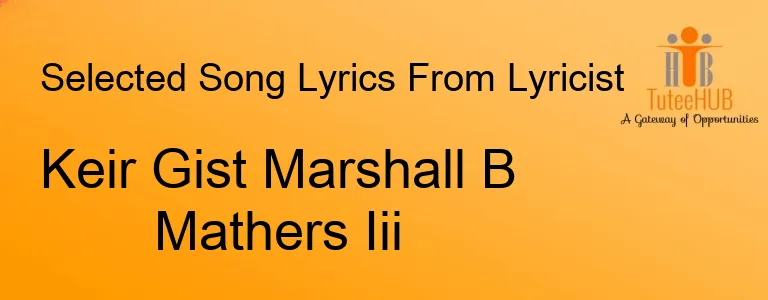 Keir Gist Marshall B Mathers Iii
