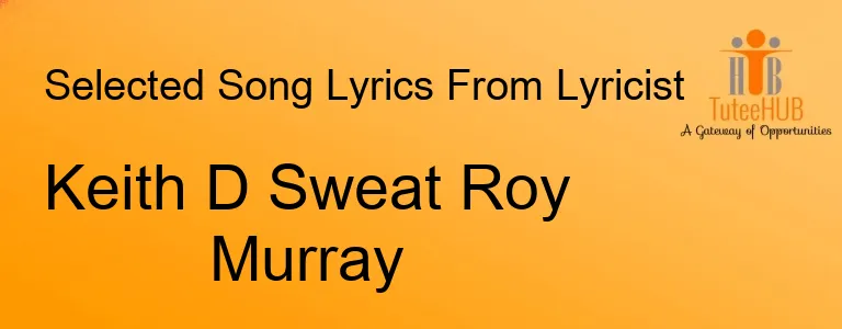 Keith D Sweat Roy Murray