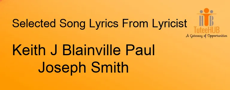Keith J Blainville Paul Joseph Smith