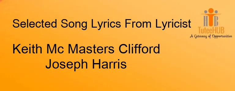 Keith Mc Masters Clifford Joseph Harris