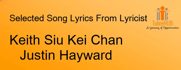 Keith Siu Kei Chan Justin Hayward