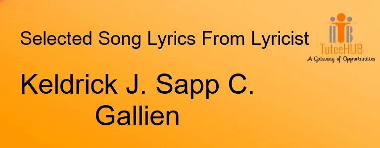 Keldrick J. Sapp C. Gallien