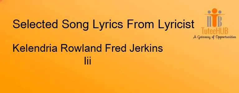 Kelendria Rowland Fred Jerkins Iii