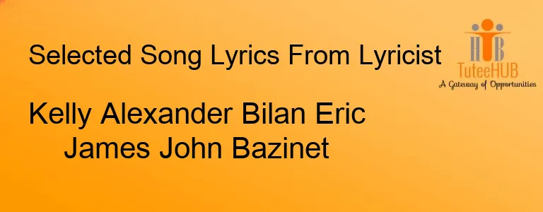 Kelly Alexander Bilan Eric James John Bazinet