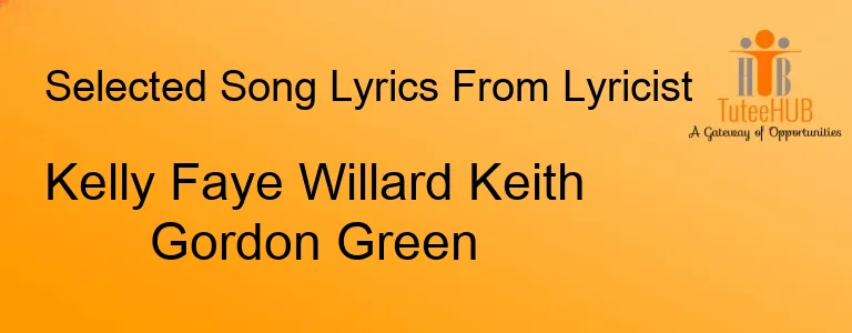 Kelly Faye Willard Keith Gordon Green