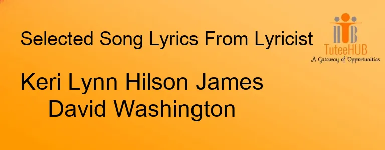 Keri Lynn Hilson James David Washington