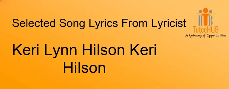 Keri Lynn Hilson Keri Hilson